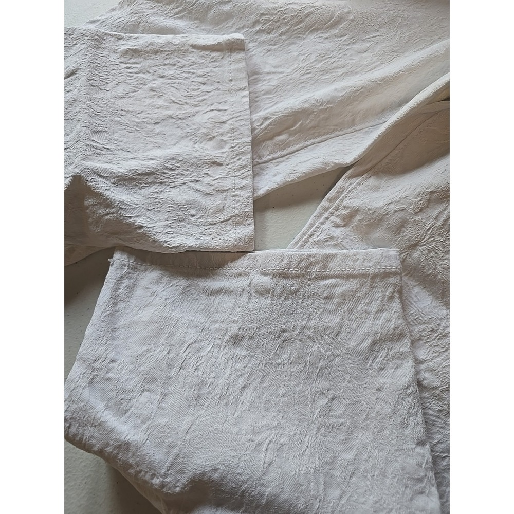 Simply Vera Vera Wang Women's Size 10 Textured Cropped White Capri Dressy Casual - Picture 6 of 7